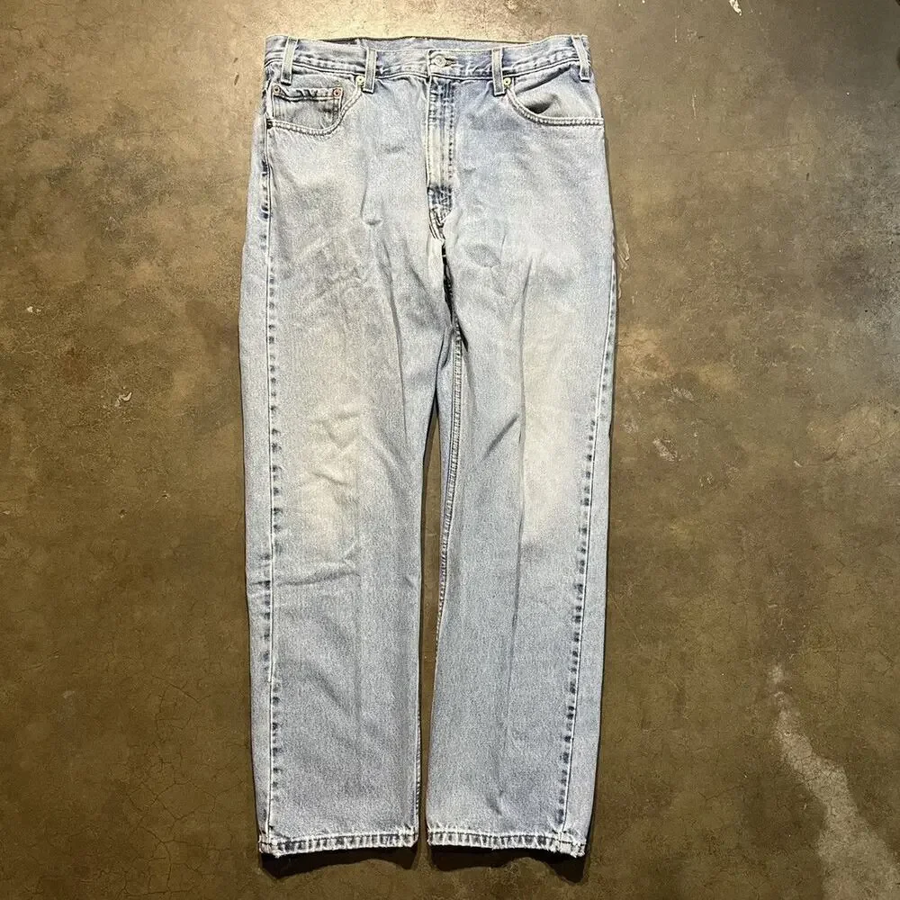 Vintage 90s Levi's 505 Blue Regular Fit Jeans 33x30